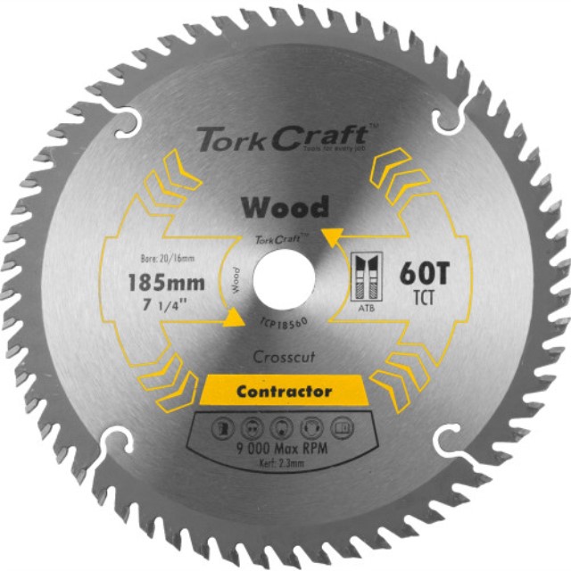 Blade Contractor 185X60t 20/16 Circular Saw Tct