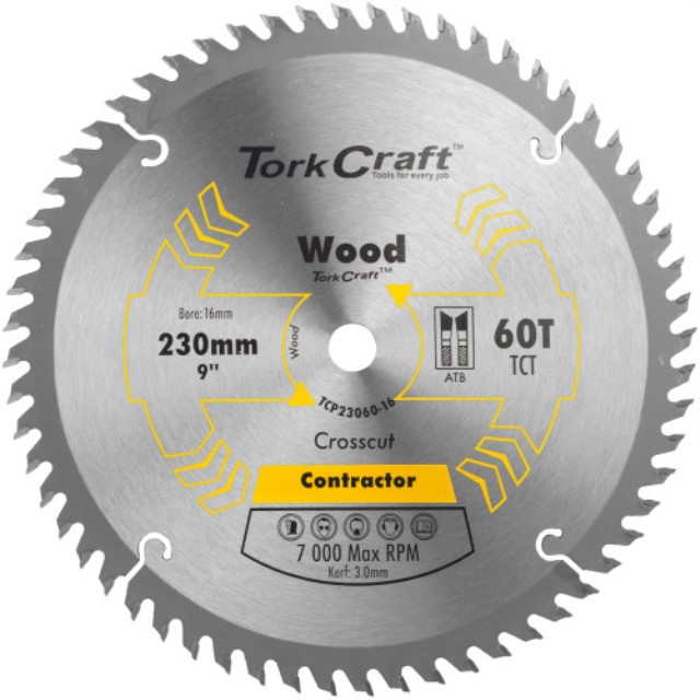 Blade Contractor 230 X 60T 16Mm Circular Saw Tct