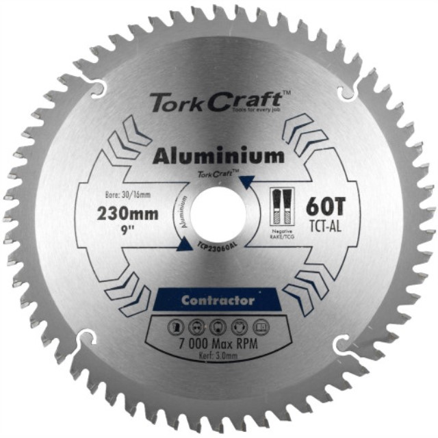 Blade Contractor Alum 230 X 60 30-16 Circular Saw Tct