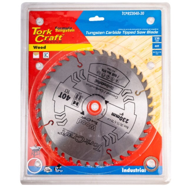 Blade Tct 230 X 40T 30/1/20 Atb Positive Profesional Industrial