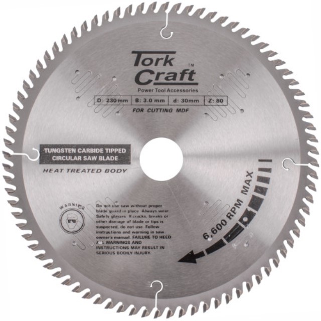 Blade Tct 230 X 80T 30/1/16 Tcg Positive Profesional Industrial