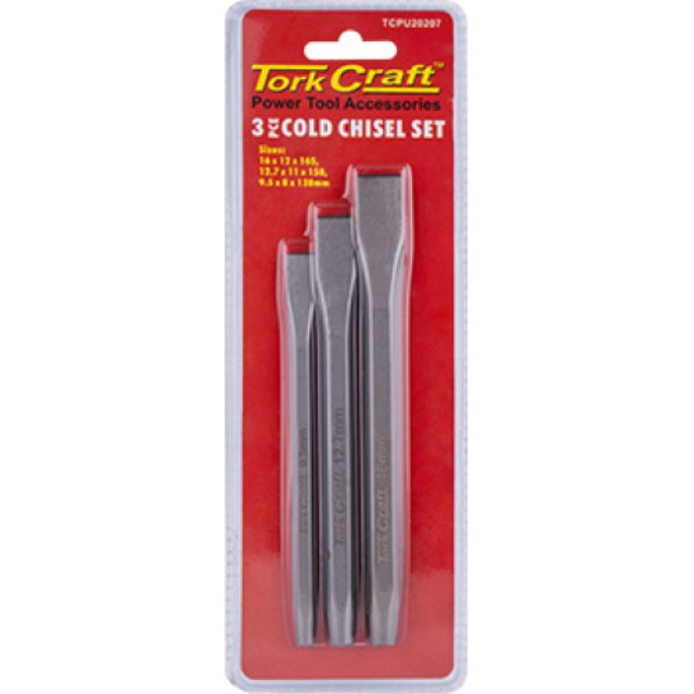 Tork Craft Cold Chisel 3Pc