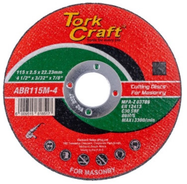 Cutting Disc Masonry 115 X 2.5 X 22.22Mm