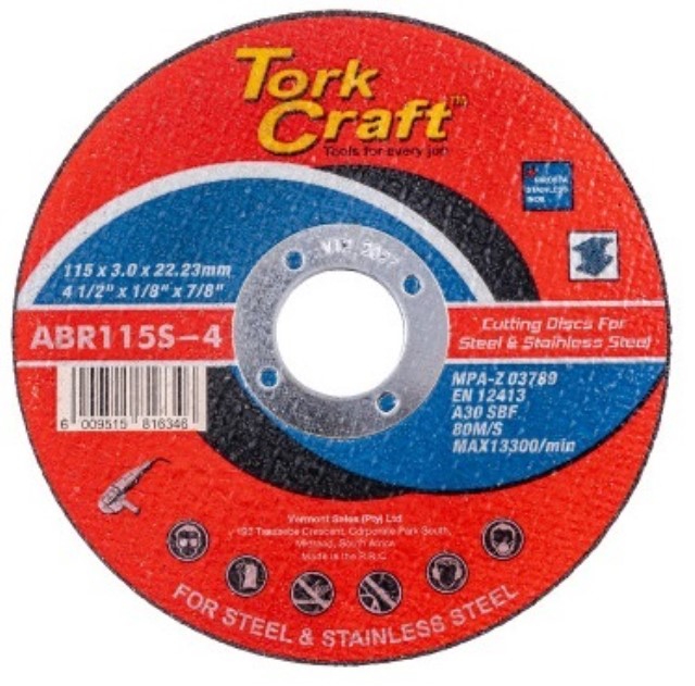 Cutting Disc Steel & Ss 115 X 3.0 X 22.22 Mm