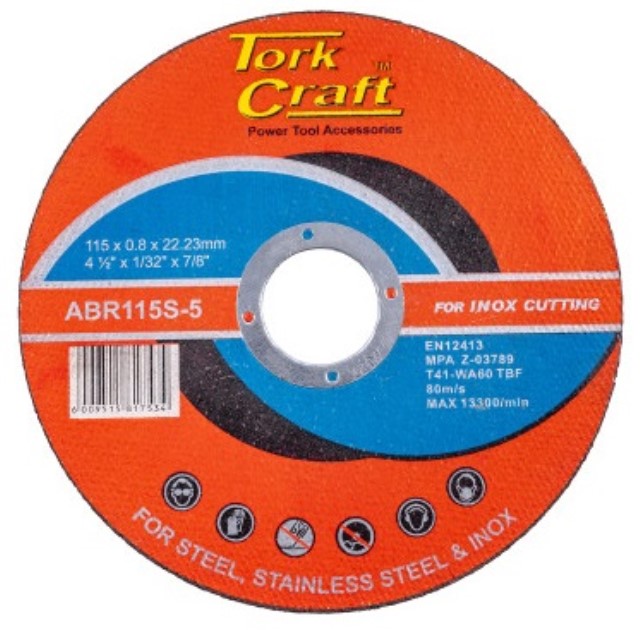 Cutting Disc Steel & Ss 115 X 0.8 X 22.2 Mm