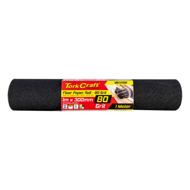 Floor Paper Roll 300Mm X 1M 80 Grit