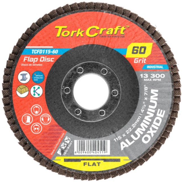 Flap Sanding Disc 115Mm 60Grit A/O