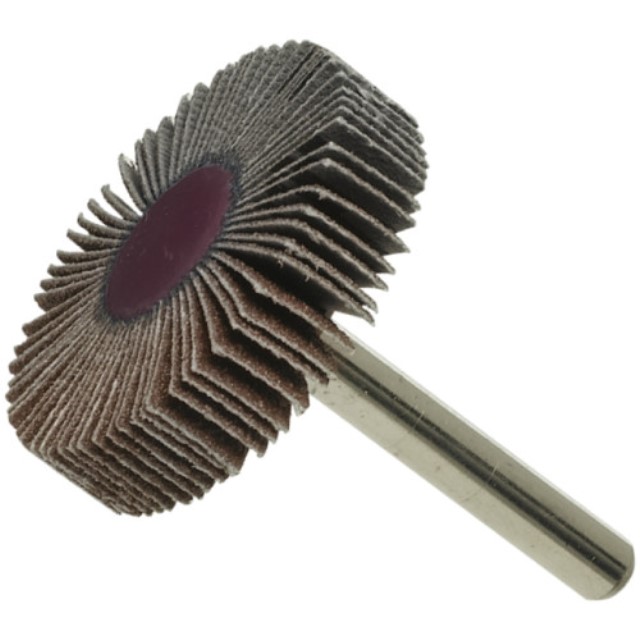 Flap Wheel 40 X 10 X 6Mm Shaft 60 Grit Per Each (500 Per Box)