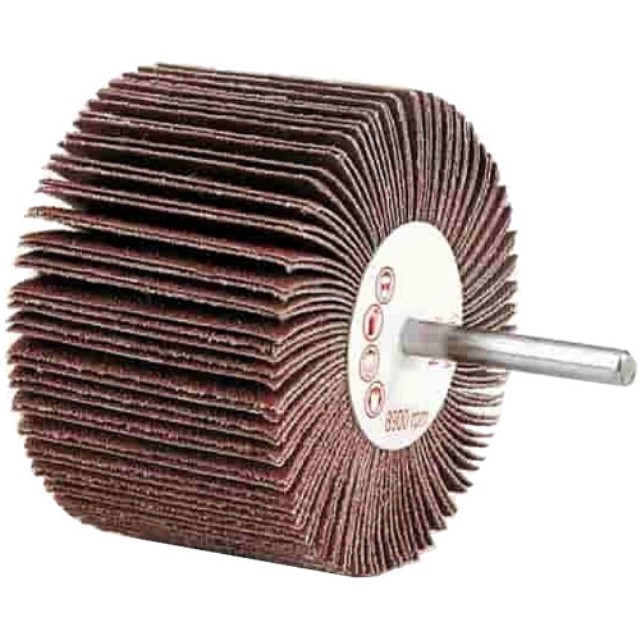 Flap Wheel 40 X 30 X 6Mm Shaft 80 Grit Per Each (35 Per Box)