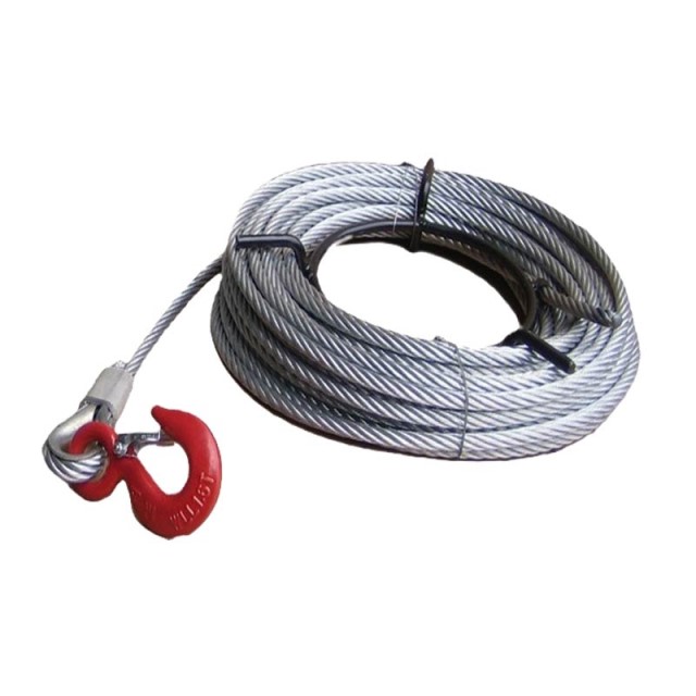 Wire Rope Winch Cable - 16mm x 30m | Rope Only