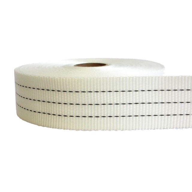 50mm – 3 Ton Industrial Webbing White | SOLD PER METER