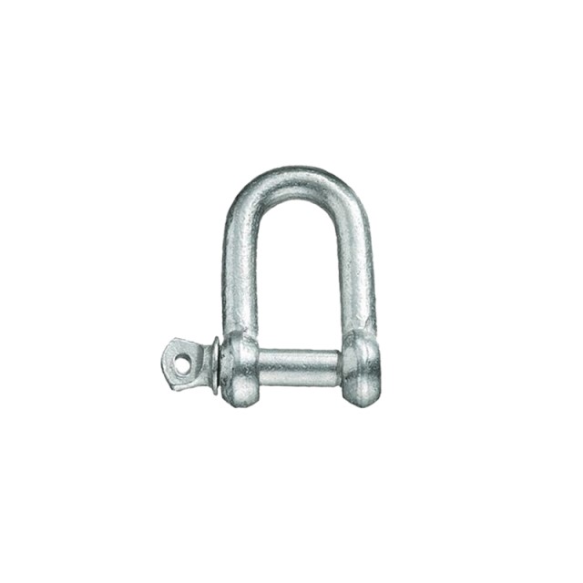 6mm - Commercial Dee Shackle - Screw Pin | Galvanished