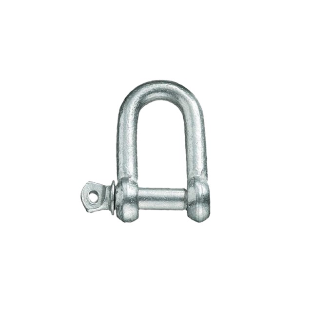 8mm - Commercial Dee Shackle - Screw Pin | Galvanished